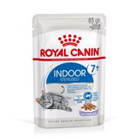 12x85g Royal Canin Indoor Sterilised 7+ aszpikban nedves macskatáp