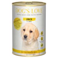 6x 400g Dog's Love Junior baromfi nedves kutyatáp