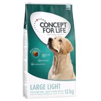12kg Concept for Life Large Light száraz kutyatáp 15% kedvezménnyel