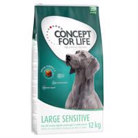 12kg Concept for Life Large Sensitive száraz kutyatáp 15% kedvezménnyel