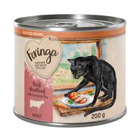 12x200g Feringa Selected Recipe darált hús, sárgarépa & borsó konzerv nedves macskatáp 15% árengedménnyel