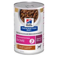 12x354g Hill's Prescription Diet Gastrointestinal Biome Ragu csirke  nedves kutyatáp 10+2 ingyen