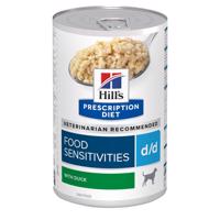12x370g Hill's Prescription Diet d/d Food Sensitivities kacsa nedves kutyatáp 10+2 ingyen