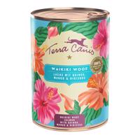 12x400g Terra Canis Menü Floralis Waikiki Woof: lazac 12x400g nedves kutyatáp