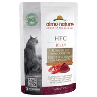 12x55g Almo Nature HFC aszpikban tasakos nedves macskatáp-Tonhalfilé & homár