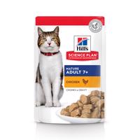 12x85g Hill's Science Plan Mature Adult nedves macskatáp- Csirke