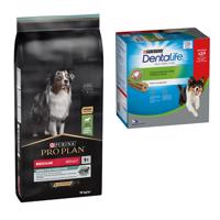 14kg PURINA PRO PLAN Medium Adult Sensitive Digestion száraz kutyatáp+kutyasnack ingyen