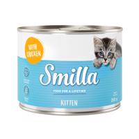 200g Smilla Kitten csirke nedves macskaeledel próbaáron
