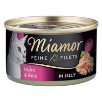 24x100g Miamor finom filék csirke & rizs aszpikban nedves macskatáp