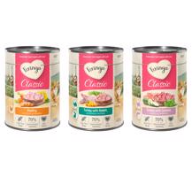 24x400g Feringa Classic Meat Menü nedves macskatáp Mix csomag 1: nyúl & pulyka, szárnyas, lazac & pulyka 20+4 ingyen akcióban