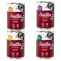 24x400g Smilla marhatál vegyes csomag nedves macskatáp 20+4 ingyen