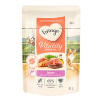 24x85g Feringa Vitality óriási kedvezménnyel! nevdes macskatáp - Anti Hairball lazac