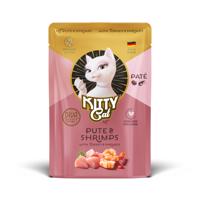 24x85g Kitty Cat Paté Pulyka & garnélarák nedves macskatáp