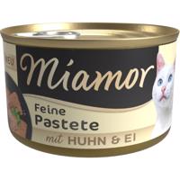 24x85g Miamor pástétom tojás & csirke kacsa nedves macskatáp