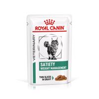 24x85g Royal Canin Veterinary Satiety Weight Management nedves macskatáp