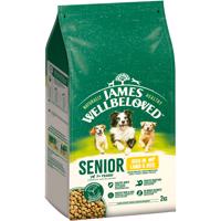 2kg James Wellbeloved Senior Dog Hypoallergenic bárány & rizs száraz kutyatáp