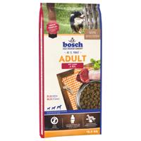 2x nagytasakos bosch száraz kutyatáp vegyes csomagban - Sensitive bárány & rizs / Adult Menü