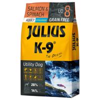 2x10kg Adult, JULIUS-K9, salmon & spinach, száraz kutyatáp