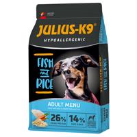 2x12kg Adult Hypoallergenic, JULIUS-K9, fish & rice, száraz kutyatáp