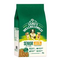 2x12kg James Wellbeloved Senior Dog Hypoallergenic pulyka & rizs száraz kutyatáp