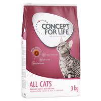 3kg Concept for Life All Cats száraz macskatáp-javított receptúra