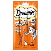 3x6x5g Dreamies Meaty Sticks csirke étrend-kiegészítő eledel macskáknak