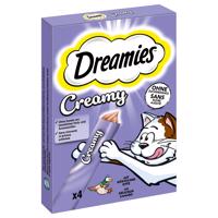 4x10g Dreamies Creamy Snacks kacsa jutalomfalat macskáknak