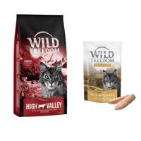 6,5kg Wild Freedom Adult "Farmlands" - marha száraz macskatáp+100g Wild Freedom Filet csirke macskasnack ingyen