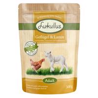 6x300g Lukullus Naturkost szárnyas & bárány (gabonamentes) tasakos nedves kutyatáp 20% árengedménnyel