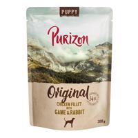 6x300g Purizon Puppy nedves kutyatáp - Csirkefilé, vad & nyúl