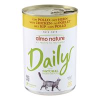 6x400g Almo Nature Daily Menu Csirke nedves macskatáp 5+1 ingyen