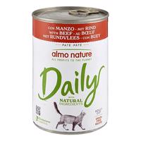 6x400g Almo Nature Daily Menu Marha nedves macskatáp 5+1 ingyen