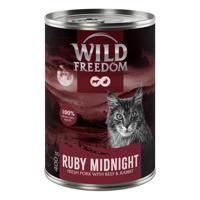 6x400g Wild Freedom Red Meat Ruby Midnight - sertés, marha & nyúl nedves eledel macskáknak