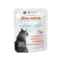6x50g Almo Nature HFC Hydration Help Csirkehúsleves & csirkefilé nedves macskatáp 5+1 ingyen