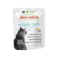 6x50g Almo Nature HFC Hydration Help Szardínialeves & szardínia nedves macskatáp 5+1 ingyen