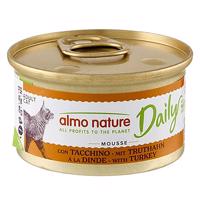6x85g Almo Nature Daily Menu Pulyka mousse nedves macskatáp 5+1 ingyen
