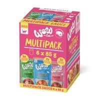 6x85g WOW Cat Filets in Sauce vegyescsomag (3 fajta) nedves macskaeledel