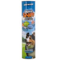 Chuckit! Sniff Fetch Balls Canister kutyajáték - 4 db (Ø 6,5 cm)