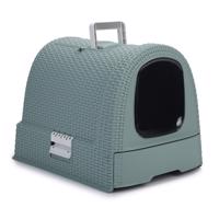 Curver misty blue (kék) macskatoalett - 51x38,5x39,5cm