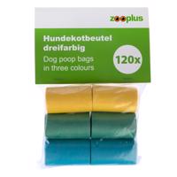 Háromszínű kutyapiszok zacskó - 6 tekercs (20 db / tekercs)