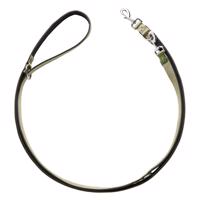 HUNTER neoprén vezetőpóráz kutyáknk, olívazöld/fekete, H 200cm, Sz 10mm