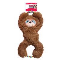 KONG Tuggz™ Sloth lajhár, barna kutyajáték, XL méret: kb. H 42 x Sz 23 x M 11 cm