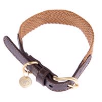Nomad Tales Bloom nyakörv kutyáknak, caramel (karamellszín)- M méret: 40 - 46 cm nyakkerület, Sz 32 mm