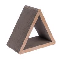 TIAKI háromszög kaparófa hullámkartonból 45x22,5x40,5cm macska