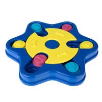 zooplus Basics hatszögletű puzzle játék kutyáknak, macskáknak Ø 25,5 x M 3 cm